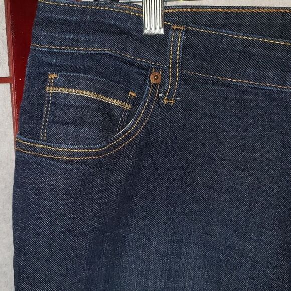 Levi's 580 Boot Cut Dark Wash Denim Jeans - Picture 4 of 12
